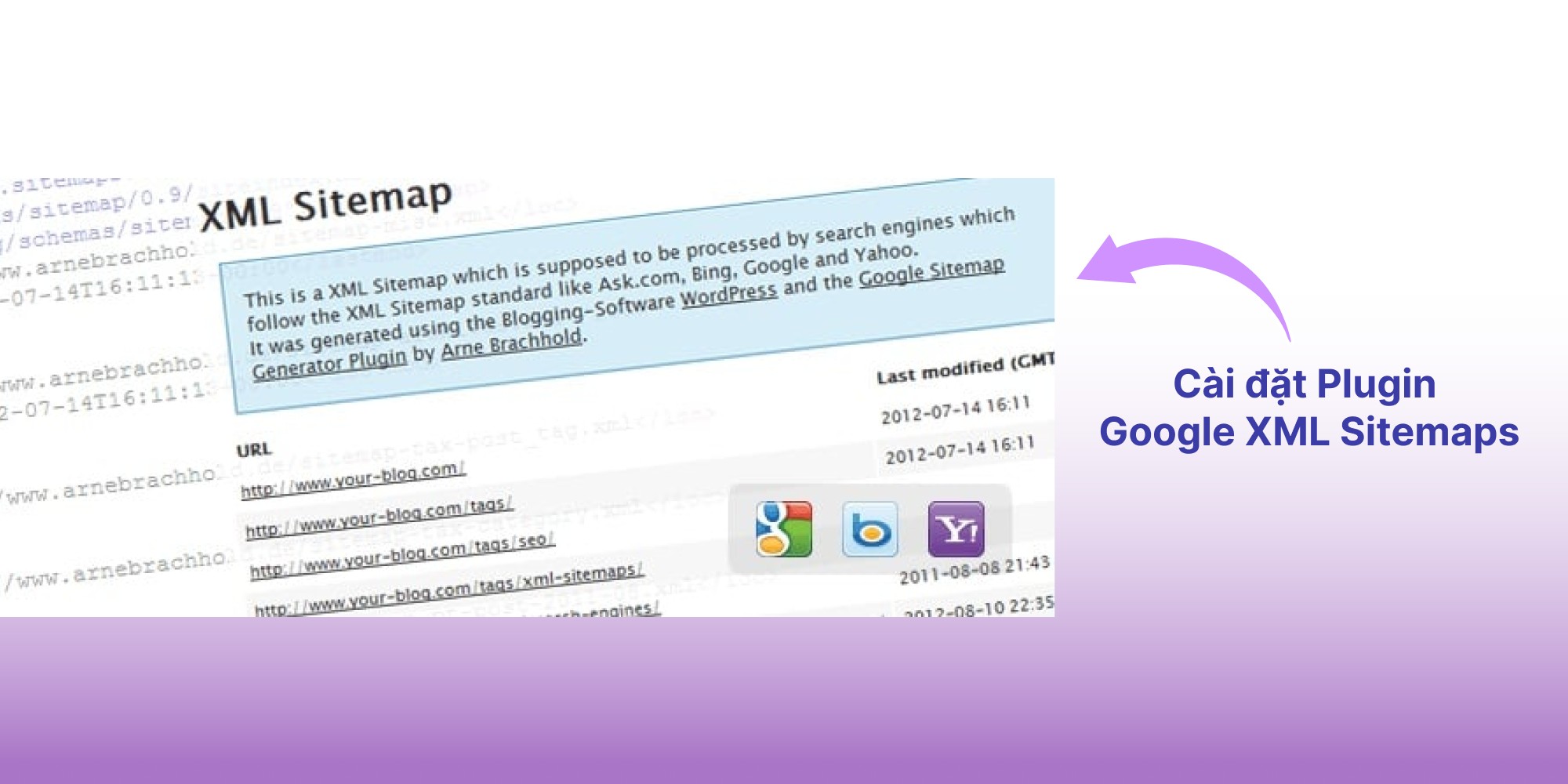Cài đặt XML Sitemap