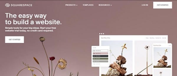 Giao diện Squarespace với các mẫu thiết kế đẹp mắt và chuyên nghiệp