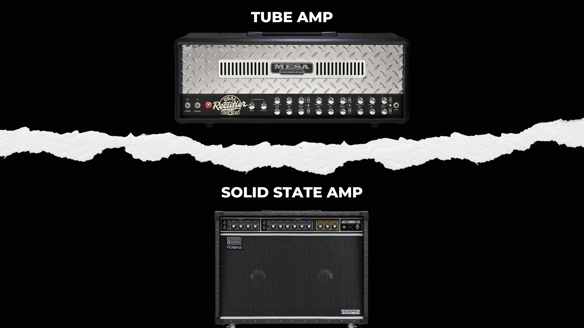 So sánh kích thước và linh kiện giữa tube amp và solid-state amp