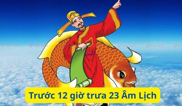 Thời điểm cúng ông Công ông Táo đúng phong tục