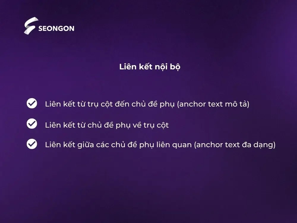 Liên kết nội bộ giúp người đọc dễ dàng chuyển tiếp sang các bài viết liên quan